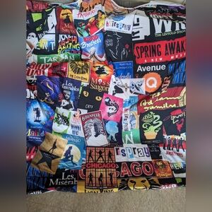 Musicals Collage Duvet cover